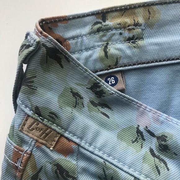 Citizens of Humanity Mandy Blue Ribbon Floral Jean - Picture 8 of 8